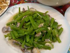 南瓜秧炒蛤蜊-土菜水饺村(宁夏路店)