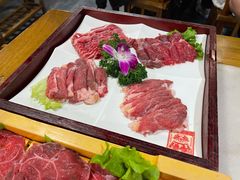 老爆三手切精品拼盘-京门老爆三·铜锅涮肉 爆肚(望京店)