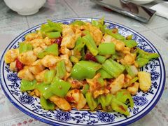 辣子鸡丁-北大地皖峰饭馆