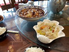 -东来菜馆•手抓海鲜家常菜•海鲜锅贴(鸽子窝店)