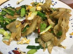 炒豆皮-我家福厨(万达中餐厅店)