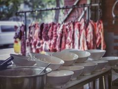 自助调料区-草桥清真牛肉锅贴扁食店