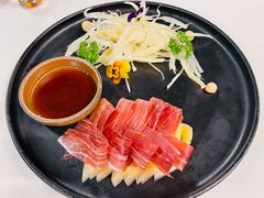 三年金钱火腿配大理手撕乳扇-泓0871臻选云南菜·味庄