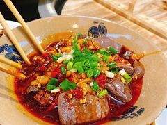 酸辣鸡血-老妈灶房柴火鸡(香雪海路店)