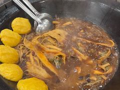 白洋淀顿杂鱼-铁锅炖灶台鱼老三炖鱼馆