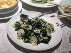荠菜炒年糕-钱塘花园·宁波菜