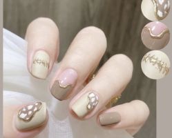 -孔雀手美甲美睫护理