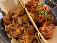 炸鸡一半一半-富乐满韩国正宗炸鸡韩国料理(虹泉路店)