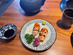 火炙三文鱼手握-竹叶亭日式烤肉料理(天辅圣堡小区店)