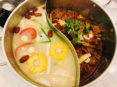 斑鱼牛腩鸳鸯锅-今日炊牛·潮汕牛肉火锅(华采天地店)