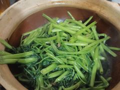 啫啫虾酱空心菜-熠盛粤味·顺德桑拿鸡(永康路店)