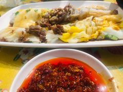 牛肉鸡蛋肠粉-芳姨广东砂锅粥(张庄路店)