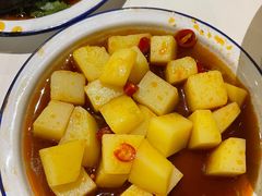酸辣土豆丁-丹虾|文和友小龙虾·烙锅(陕西路旗舰店)