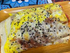 香辣煎饼果子-冷峰马家鸡蛋牛奶醪糟(八朗学五巷店)