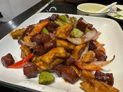 黑椒牛肉粒-老地方农家菜(昌黎一店)