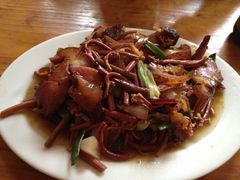 蕨菜炒腊肉（无辣版）-和福餐馆(西江古街店)