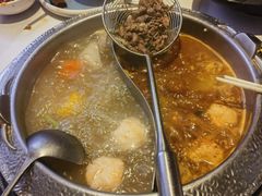 特色牛杂鸳鸯锅-左庭右院鲜牛肉火锅(环球港店)