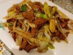 葱爆羊肉-阿拉丁新疆风味餐厅·清真(罗廊巷店)