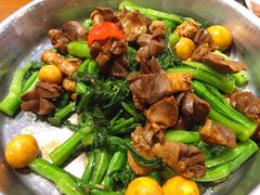 菜心炒鸡杂-启香鸡私房菜(湖景店)