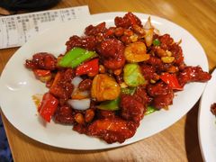 椒香虾仁爆鸡球-陈傻子餐厅(世纪都会店)