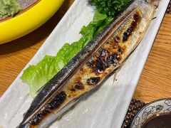 烤秋刀鱼-樱の千渡日式料理·铁板烧•烧鸟(金盛田广场店)