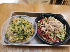 欢喜光拌面（手工菠菜面）-禅悦素食