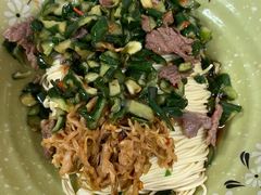 黄瓜皮炒牛肉-刘氏三和面馆