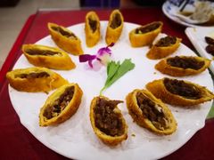 脆皮鸭丝-大眼锅贴水饺(河东店)