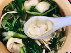 小青菜百叶丝汤馄饨-山北老老头馄饨