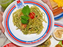 椒腐通菜汁烩意面-敏华冰厅(天河城店)