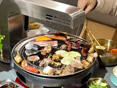 -围炉肉舍•炭烤活鳗•丹东海鲜烤肉(步行街店)