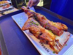 烤羊腿-三个蒙古大叔羊肉串(大宁店)