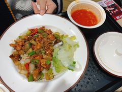 农家爆炒鸡丁盖饭-乡村基(双流时代奥特莱斯餐厅)