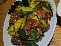 猪肝炒青瓜-双子楼大酒店(城开国际写字楼店)