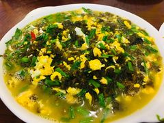 地皮菜炒鸡蛋-山菜馆(竹海公园店)