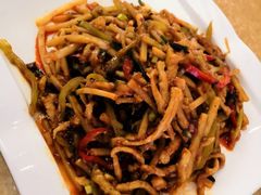 鱼香肉丝-普天和酒楼·新津菜·烤鸭(天津之眼店)