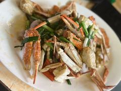姜葱炒花蟹-大富蚝乌东哥饭店·石锅鱼杂·柠檬鸭(革新路店)