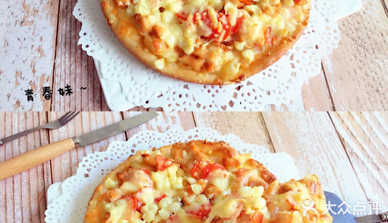 新奥尔良鸡肉披萨🍕无敌好吃😋