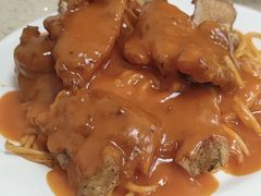 猪扒意粉-彩香园咖啡美食(海南花园第2座店)