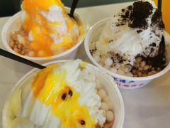 椰奶味雪花冰-串妹花式冰粉(乐山总店)