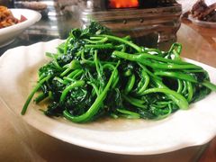 清炒菜苔-阿木怪味牛骨头