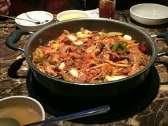 五花肉锅-猪啊牛呀羊啊铜盘烤肉(正大广场店)