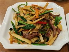 牛肉炒自家腌笋-大唐靓汤江门私房菜(景田店)