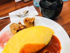 鸡肉蛋包饭套餐-北极星(梅田店)