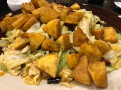 莲白炒窝头-鱼之家小四川水煮鱼