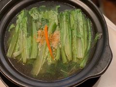 牛骨清汤浸油麦菜-港丽餐厅(高德置地店)