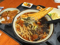 笋尖滑子菇荞麦面-纹兵卫手打荞麦面日料(虹桥本店)