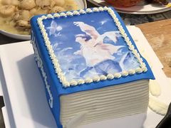 -咖咖熊蛋糕定制·英国蓝风车动物性淡奶油