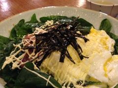 菠菜半熟蛋沙律-希望日本料理(保利香槟花园店)
