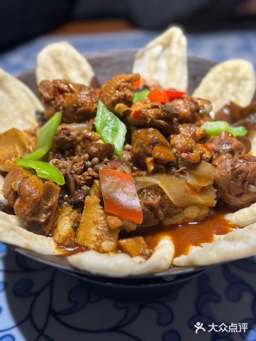 群英会·三国菜(曹魏古城店)铁锅烀饼炒鸡图片
